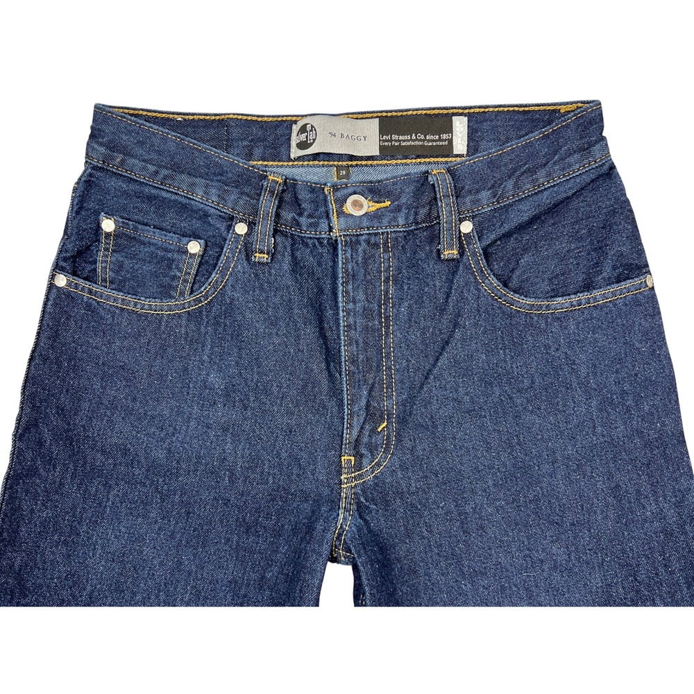 Levi's SilverTab '94 Baggy Jeans 29" Dark Wash Wide-Leg Y2K Style Retro Skater - Picture 6 of 13